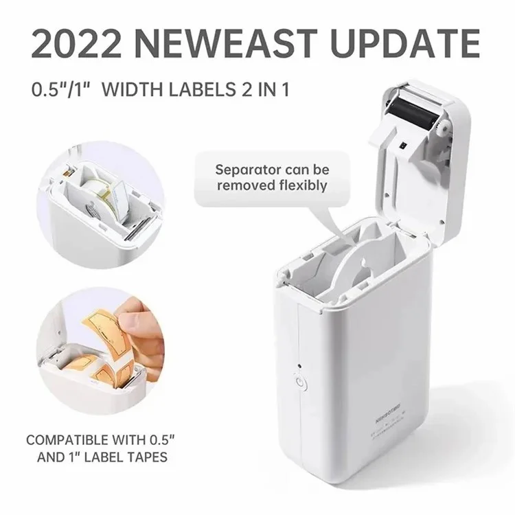 NIIMBOT D101 Portable Mini Label Printer Bluetooth-compatible Thermal Printer Inkless Printing Machine