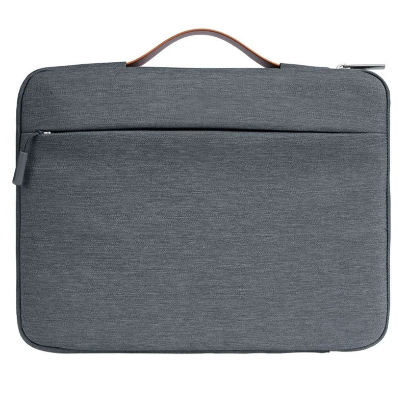 16.2 inch Laptop Protective Carrying Bag Polyester Notebook Portable Sleeve Bag - Grey