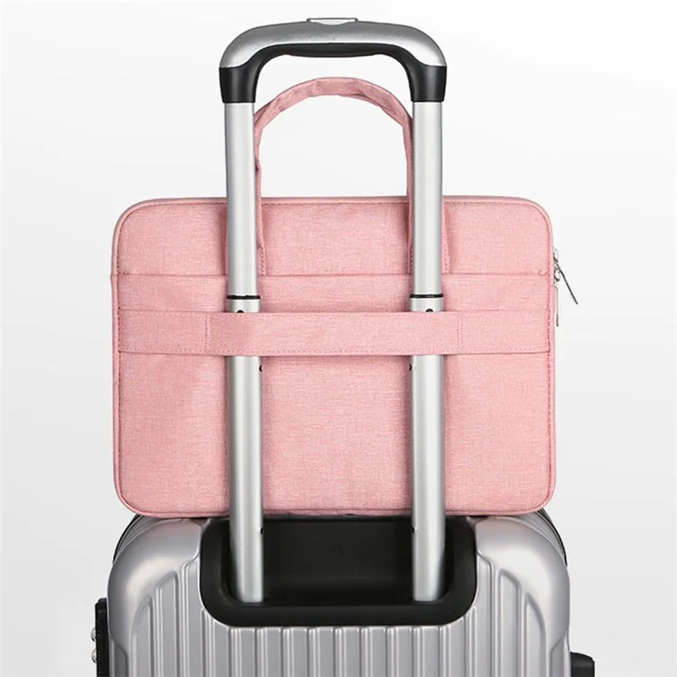 173 13-13.3 Polegadas Bolsa Tote para Laptop em Tecido Oxford - Rosa