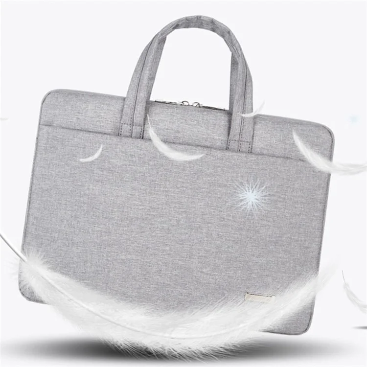 173 14-14.6 Zoll Laptop Oxford Cloth Handtasche Weiche Fütterung Wasserdicht Notebook-Tragetasche - Pink