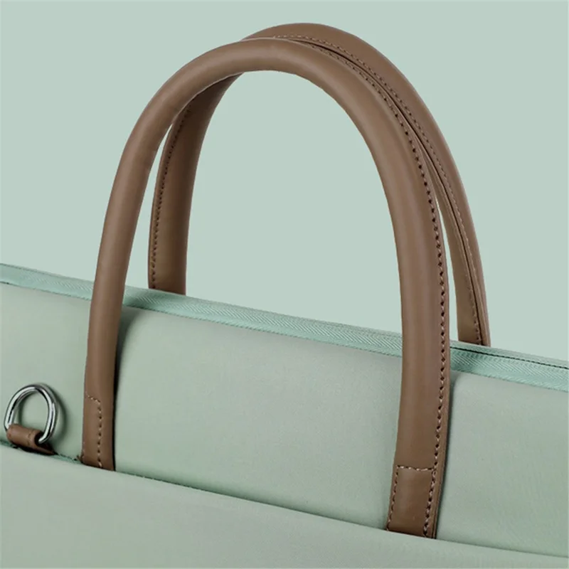 910 16.1 Inch Laptop Bag Oxford Cloth Notebook Computer Handbag Sleeve - Deep Pink
