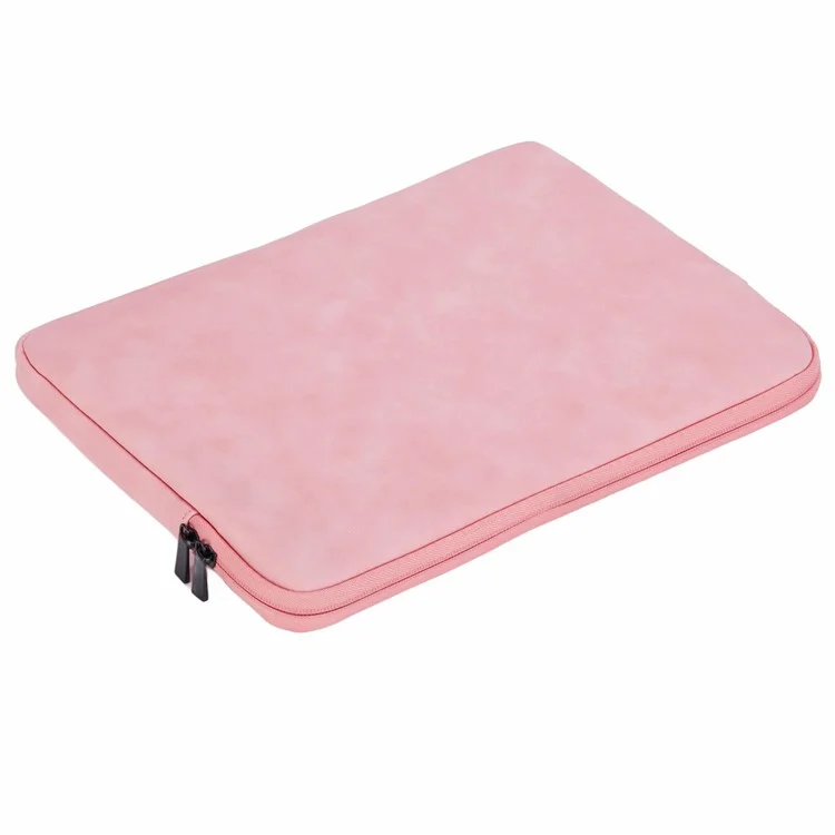 10.8-11 Inch Laptop Bag PU Portable Notebook Computer Briefcase Carrying Cover - Pink
