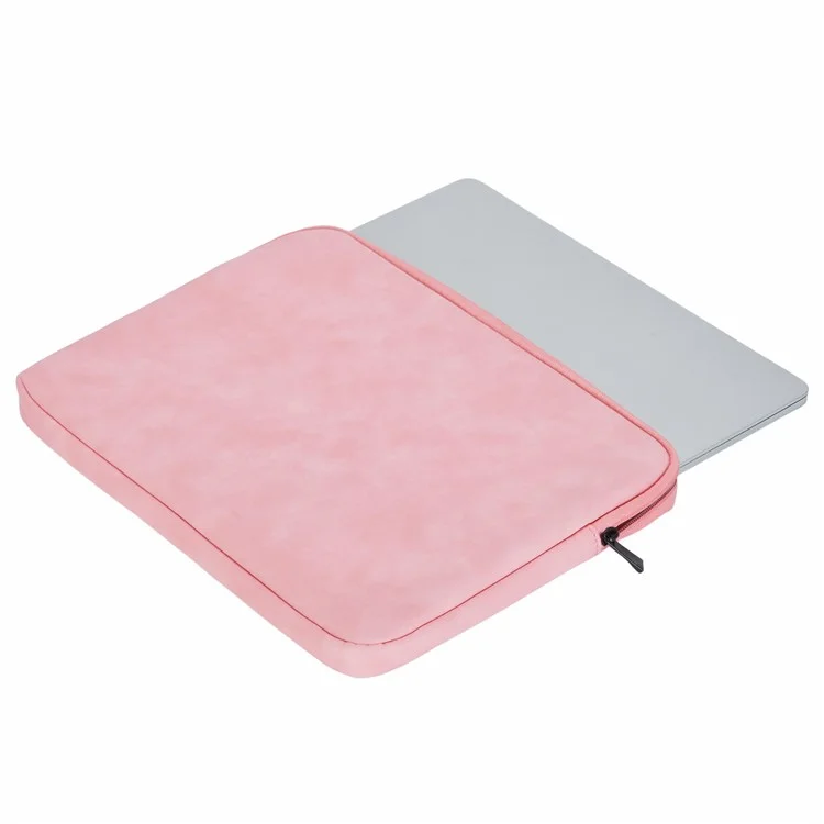 10.8-11 Inch Laptop Bag PU Portable Notebook Computer Briefcase Carrying Cover - Pink