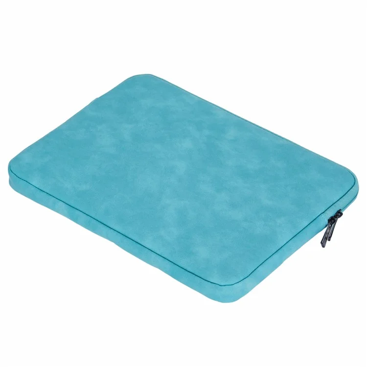Bolsa para Notebook de 14,1 a 15,4 Polegadas Bolsa de Couro PU Pasta de Computador Portátil Capa de Transporte - Azul