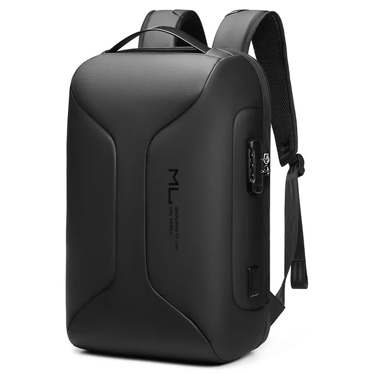 MINGLU ML22088-15.6 Inch Universal Dual Shoulder Laptop Backpack Oxford Cloth Notebook Storage Bag - Negro