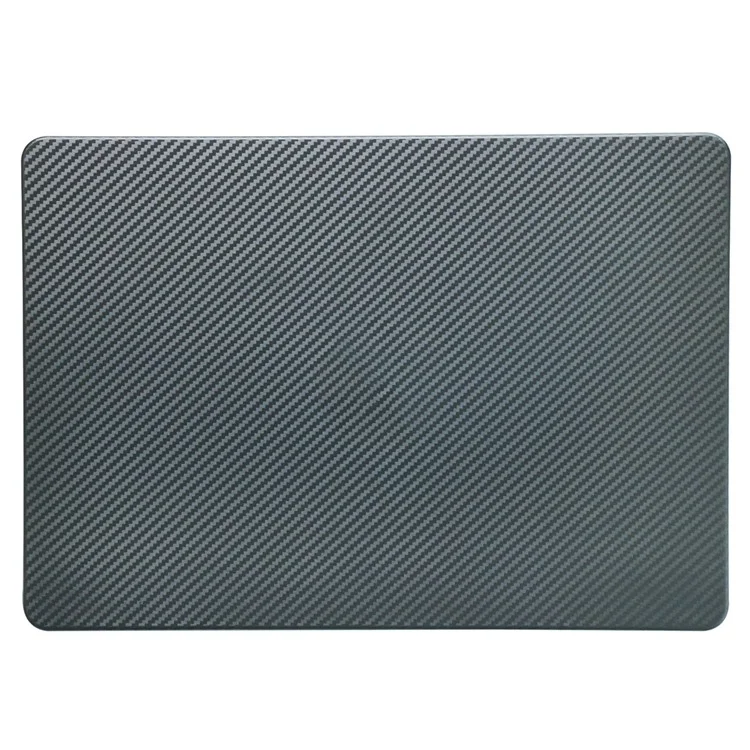 Per MacBook Air 13 pollici (2022) A2681 / (2024) A3113 M3 Case Carbon Fiber Texture Plastic Laptop Hard Shell - Nero