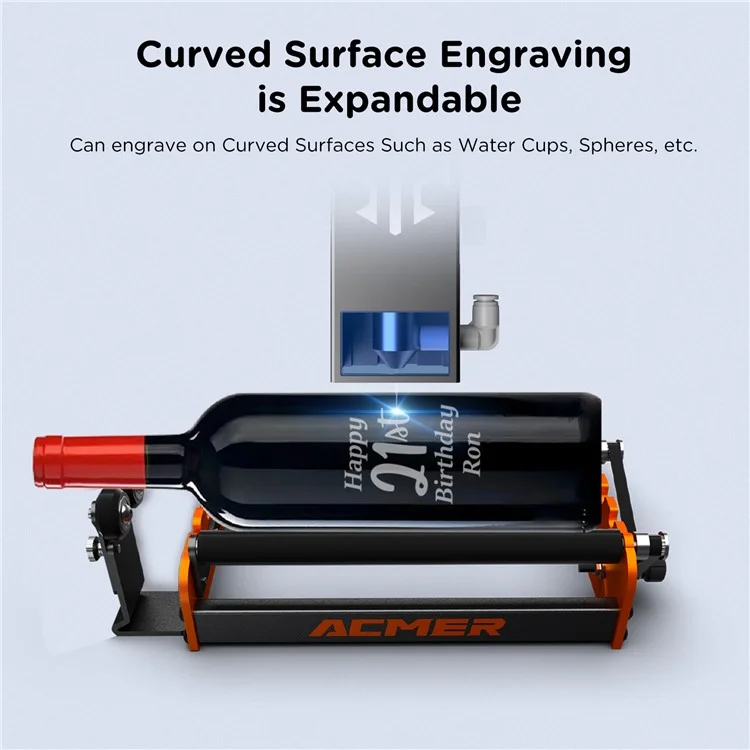 Imprimante laser ACMER P2 10W Gyroscope Detection Fast Engraving Laser Cutter Machine - Prise US