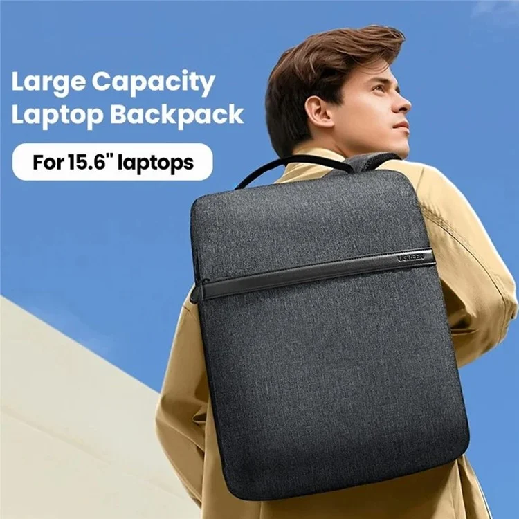 UGREEN 90798 Mochila de Tecido Oxford 600D Impermeável para Viagem com Compartimento para Laptop de 15,6 Polegadas