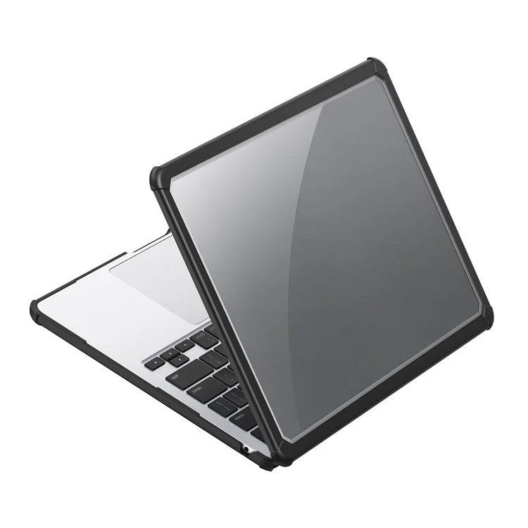 DUX DUCIS LCGM Series Glossy Case for MacBook Pro 14 inch (2021) / (2023) Anti-Scratch TPU+PC Cover - Black