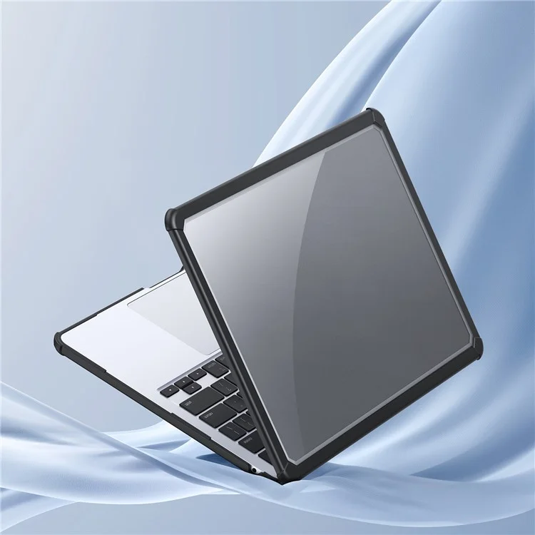 DUX DUCIS LCGM Series Glossy Case for MacBook Pro 14 inch (2021) / (2023) Anti-Scratch TPU+PC Cover - Black