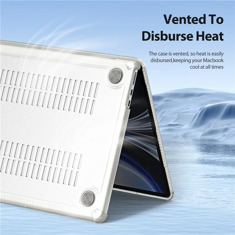 DUX DUCIS LCGM Series Glossy Case for MacBook Pro 14 inch (2024) (2021) / (2023) Anti-Scratch TPU+PC Cover - Transparent