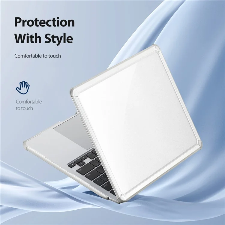 DUX DUCIS LCGM Series Glossy Case for MacBook Pro 14 inch (2024) (2021) / (2023) Anti-Scratch TPU+PC Cover - Transparent
