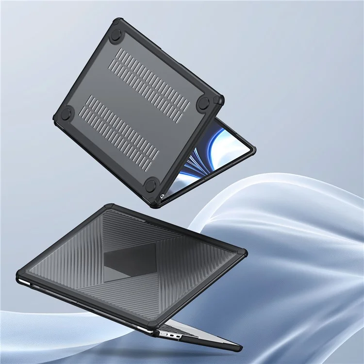 Funda DUX DUCIS LCGH Series para MacBook Pro de 14 pulgadas (2021) / (2023) Cubierta de estuche TPU+PC Protector de portátil - Negro