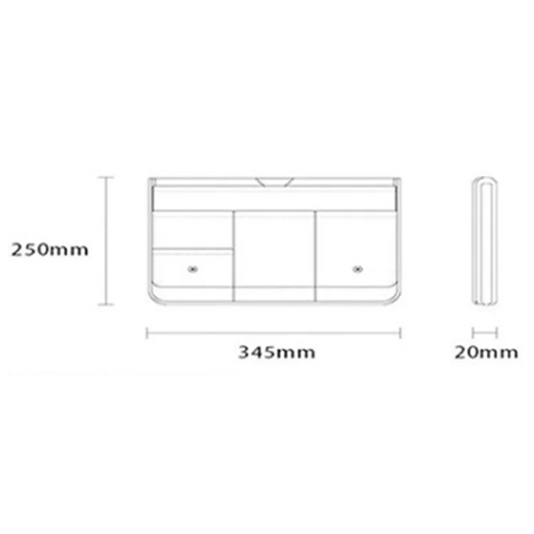 14-Zoll-Laptop-Sleeve, mehrschichtig, aus Nylon, wasserdicht, Laptoptasche - Schwarz