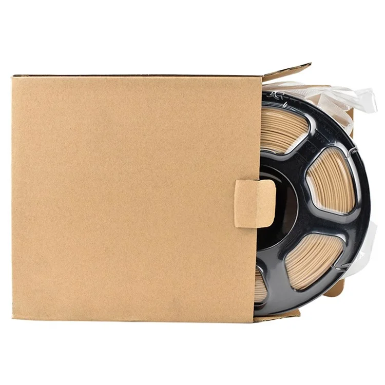 Biologisch abbaubares PLA 1,75 mm Filament für 3D-Drucker, Hochglanz-Filament, Genauigkeitstoleranz +/- 0,03 mm - Kaffee