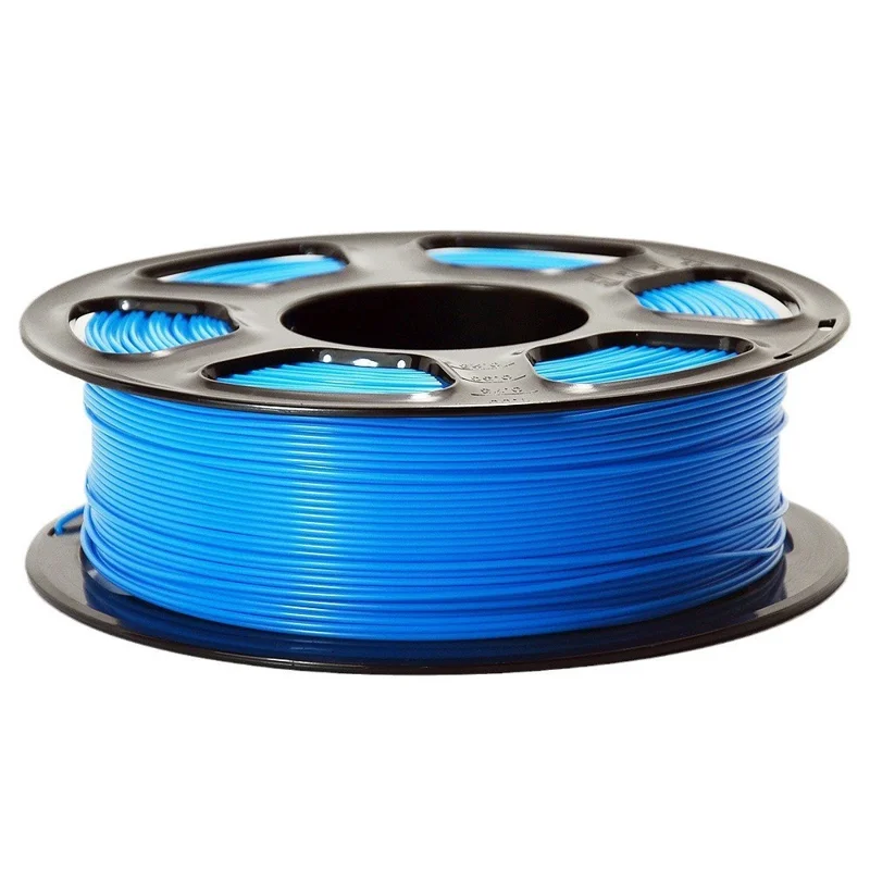 Biodegradable PLA 1.75mm Filament for 3D Printer High Gloss Filament , Accuracy Tolerance + / - 0.03mm - Fluorescent Blue