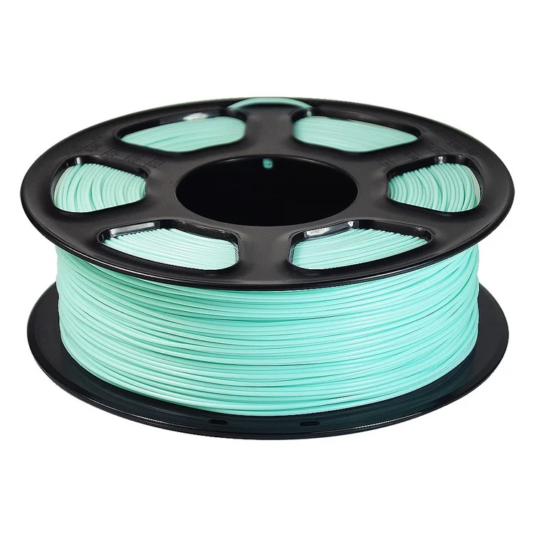 Biodegradable PLA 1.75mm Filament for 3D Printer High Gloss Filament , Accuracy Tolerance + / - 0.03mm - Mint Green