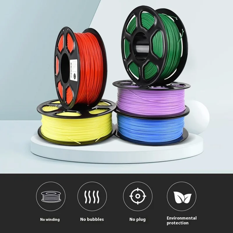 Biodegradable PLA 1.75mm Filament for 3D Printer High Gloss Filament , Accuracy Tolerance + / - 0.03mm - Taro Purple