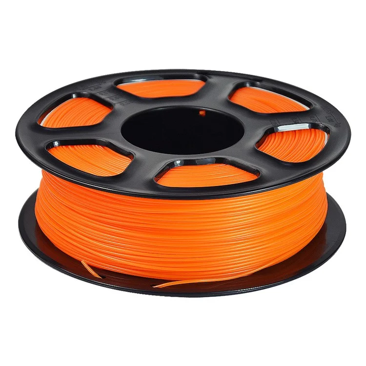 Biodegradable PLA 1.75mm Filament for 3D Printer High Gloss Filament , Accuracy Tolerance + / - 0.03mm - Transparent Orange