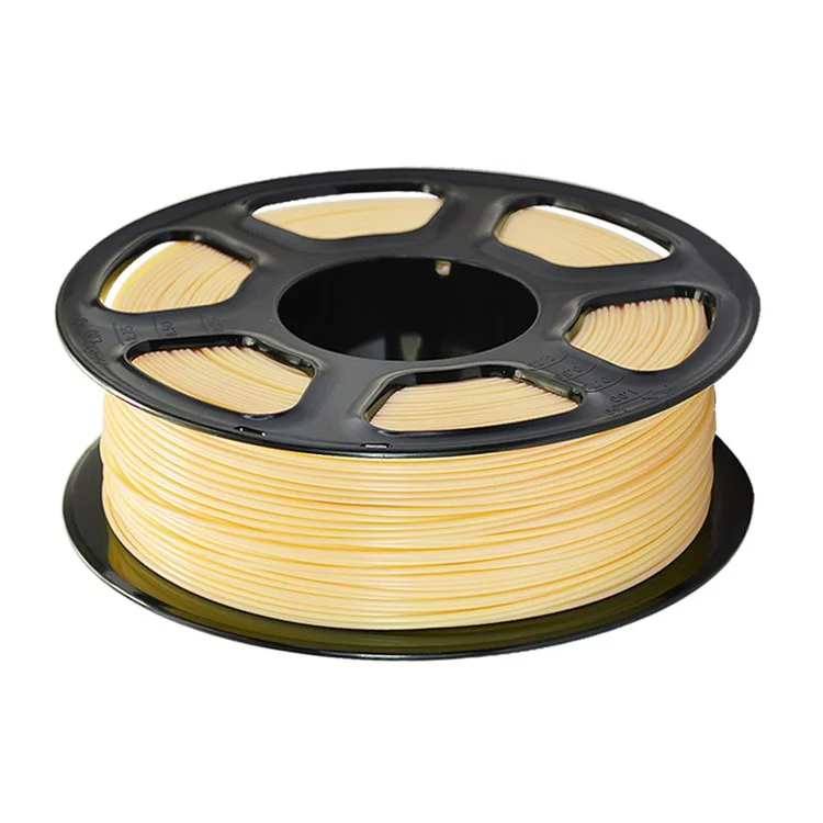 Biologisch abbaubares PLA 1,75 mm Filament für 3D-Drucker, Hochglanz-Filament, Genauigkeitstoleranz ± 0,03 mm - Cremegelb