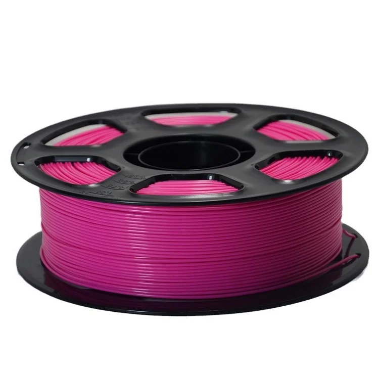 Biodegradable PLA 1.75mm Filament for 3D Printer High Gloss Filament , Accuracy Tolerance + / - 0.03mm - Fluorescent Rose