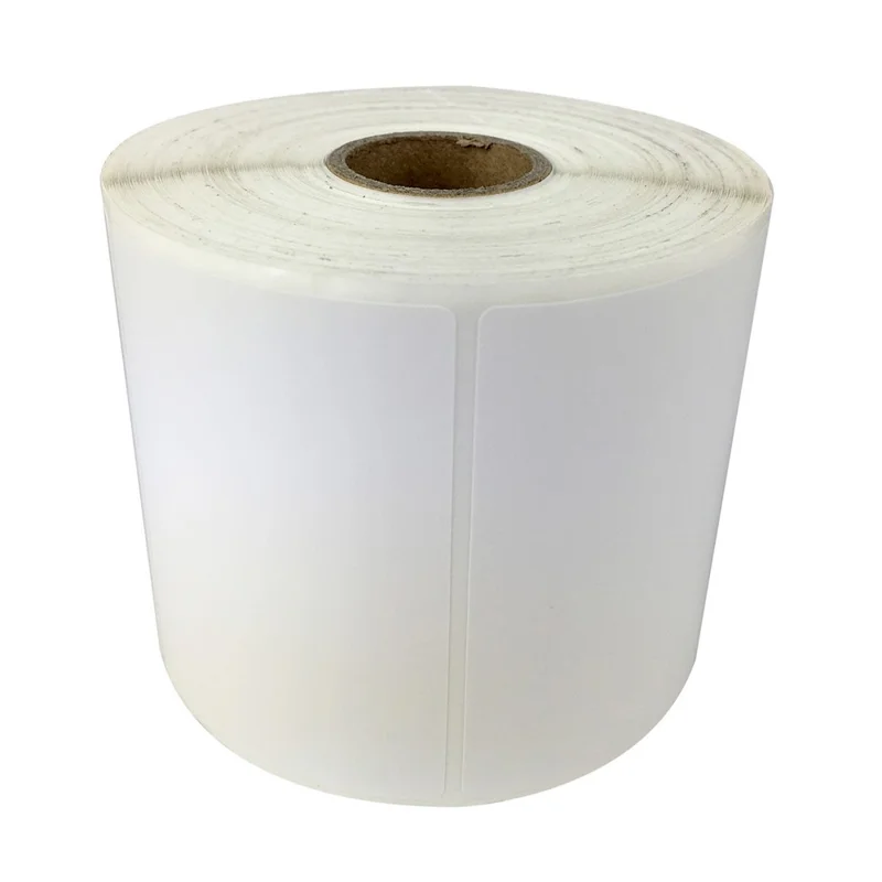 Thermal Label Sticker Paper 50x50mm 3 Rolls Self Adhesive Typing Paper for Printing