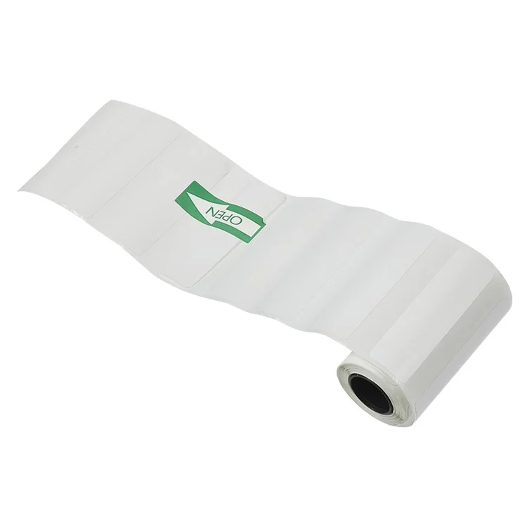 5 Rollen Thermoetikettendruckpapier, Kratzfest, Selbstklebende Blanko-Etiketten, 57 x 15mm