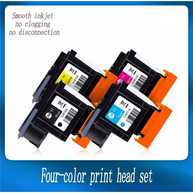 Cabezal de impresión a cuatro colores C4810A C4811A C4812A C4813A para impresora HP Business Inkjet 2250 / 2200 / 1000 - Negro