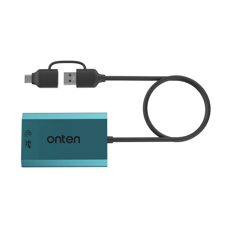 ONTEN P3 Dual Slot Card Reader USB-A / USB-C to Cfexpress A / SDXC High Speed Data Transfer Adapter