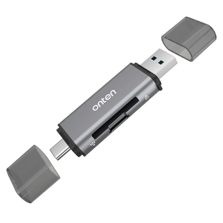ONTEN CR531N Type-C / USB Memory Card Reader NM / SD Card High Speed Data Transfer Adapter