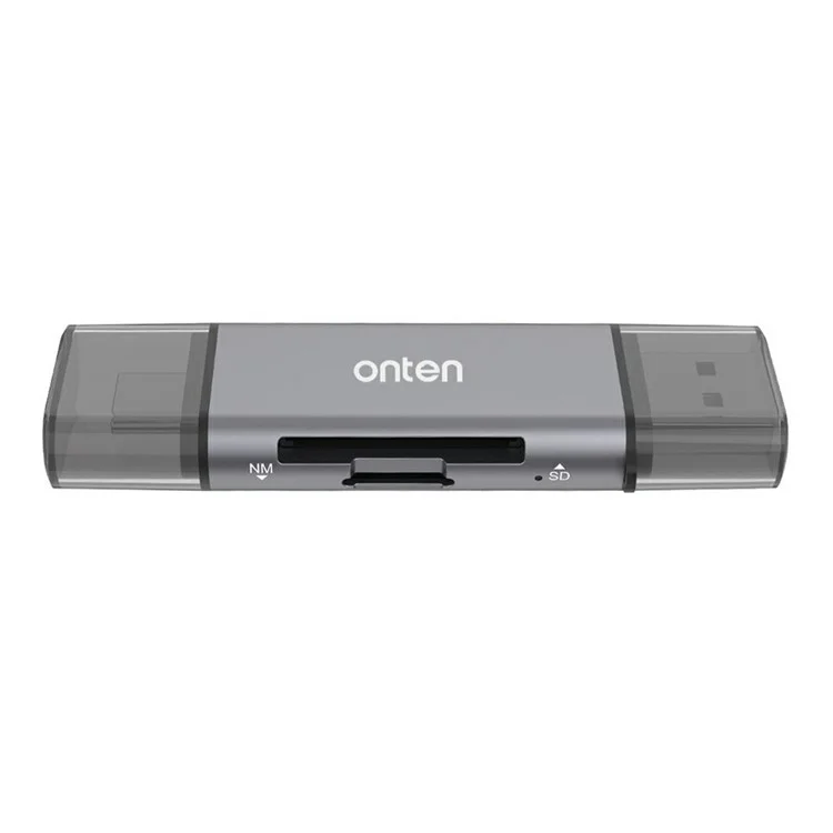 ONTEN CR531N Type-C / USB Memory Card Reader NM / SD Card High Speed Data Transfer Adapter