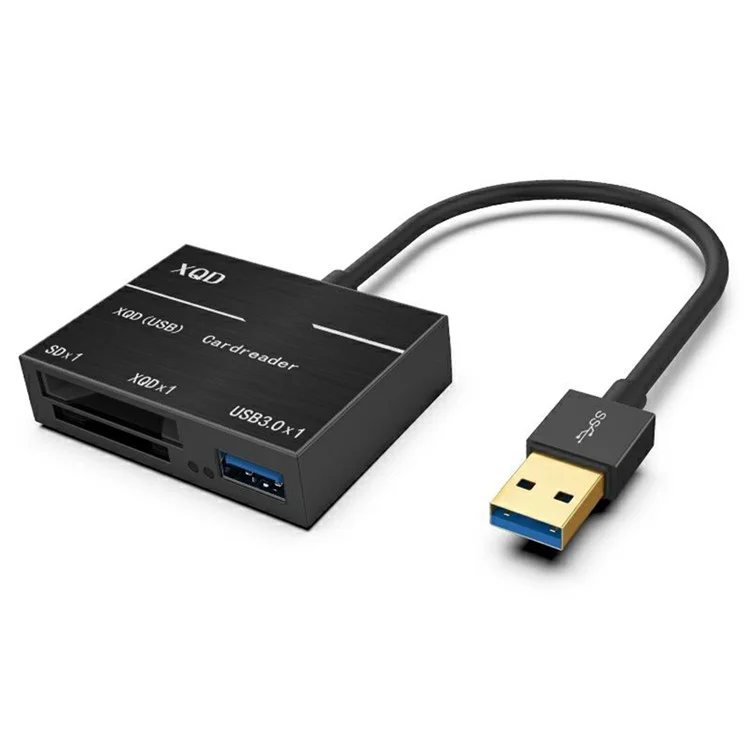 ONTEN 5212B USB3.0 to XQD SD USB3.0 Memory Card Reader Aluminum Alloy Adapter