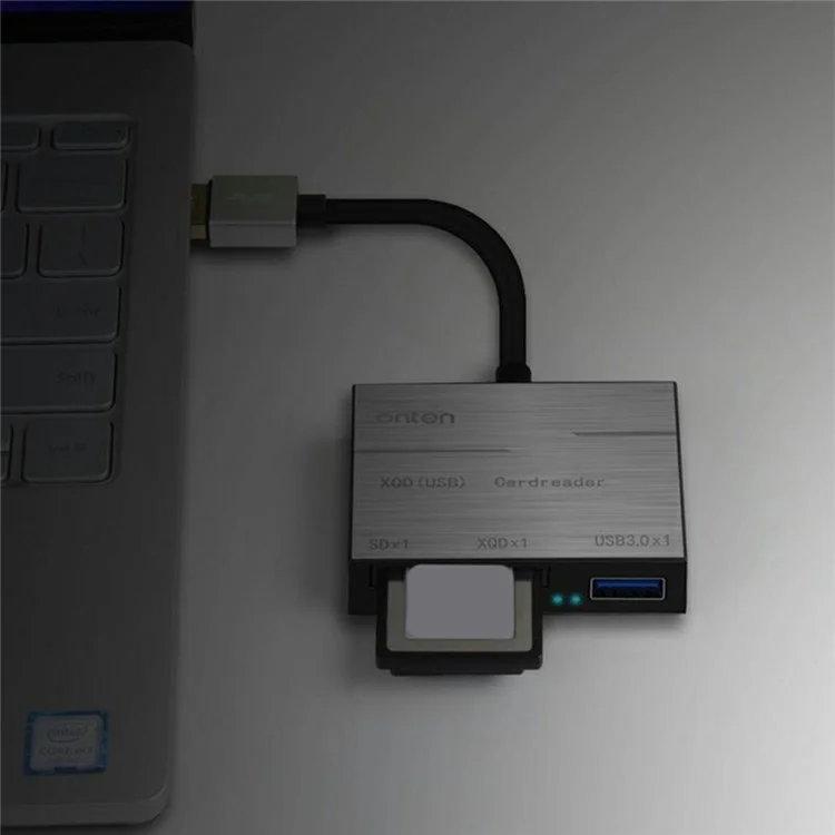ONTEN 5212B USB3.0 to XQD SD USB3.0 Memory Card Reader Aluminum Alloy Adapter