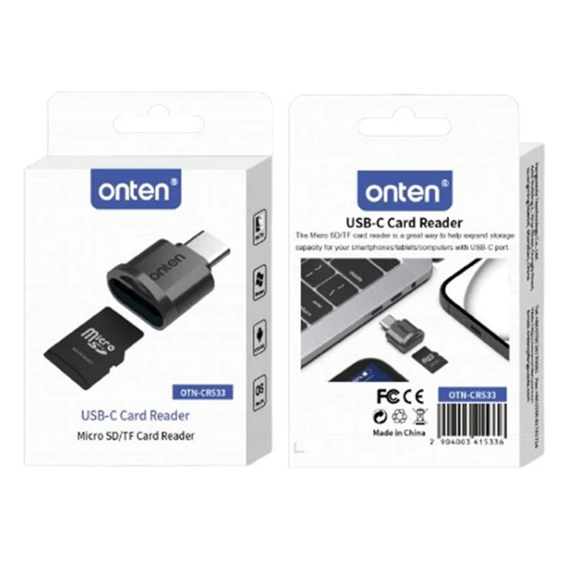 ONTEN OTN-CR533 Lettore di schede Mini SD / TF Adattatore portatile per il trasferimento dati ad alta velocità