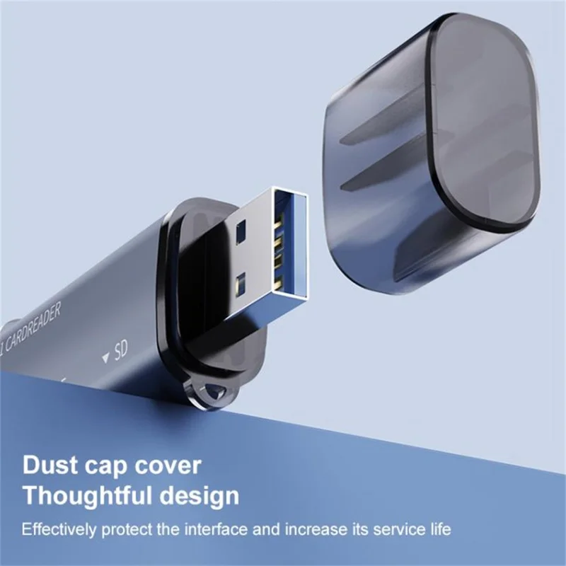 ADS-318 USB A / Type C zu CF / TF / SD Speicherkarten-Kartenleser Hochgeschwindigkeits-Datenübertragungsadapter