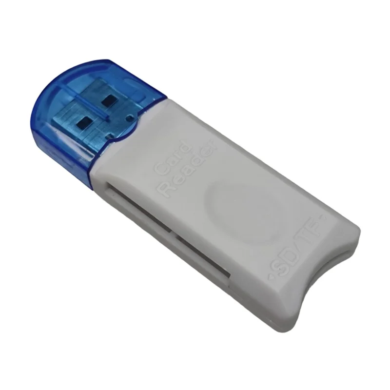USB 2-in-1 Aluminium-Kartenleser für TF / SD-Karten mit hoher Datenübertragungsgeschwindigkeit für Computer