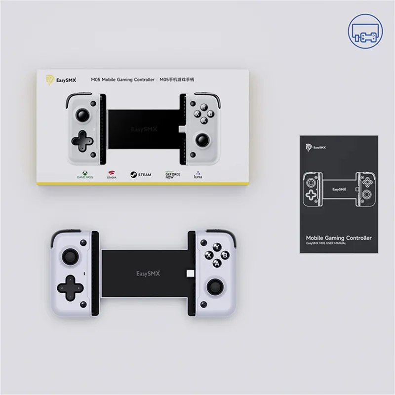 EASYSMX M05 Controller per Telefono Cablato / Bluetooth-Compatible, Modalità Doppia, Controller di Gioco Type-C per Android, Plug and Play