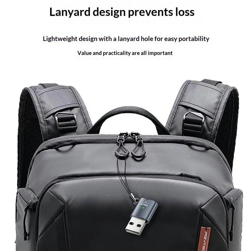 TF-02 A USB TF Card Reader Adapter 480Mbps USB 2.0 MicroSD Memory Card Reader for Phone Computer Tablet - Grey