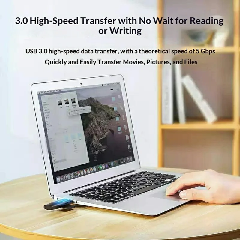 UGREEN CM304 Type-C / USB-A 3.0 to SD TF Card Reader 5Gbps High Speed Transfer - Black