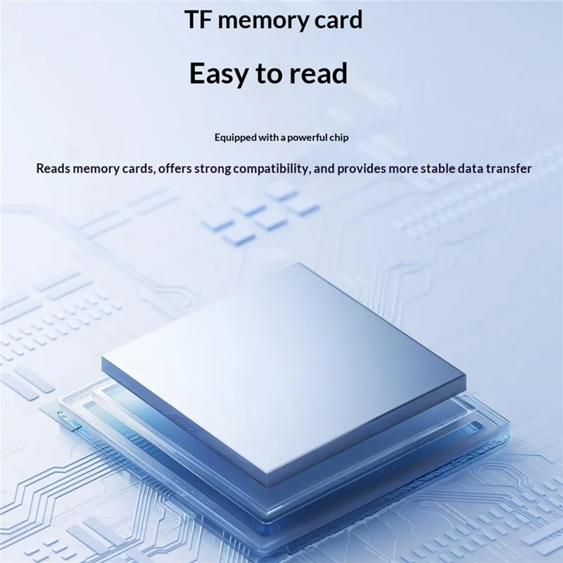 Lettore di schede USB 3.0 a TF 5Gbps, trasferimento dati ad alta velocità, adattatore in lega di alluminio - Tarnish