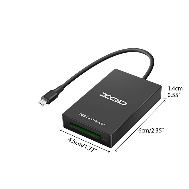 Rocketek CR311-C USB3.0 Xqd-kartenleser Typ-c 5gbit / s Hochgeschwindigkeits-kartenleseradapter