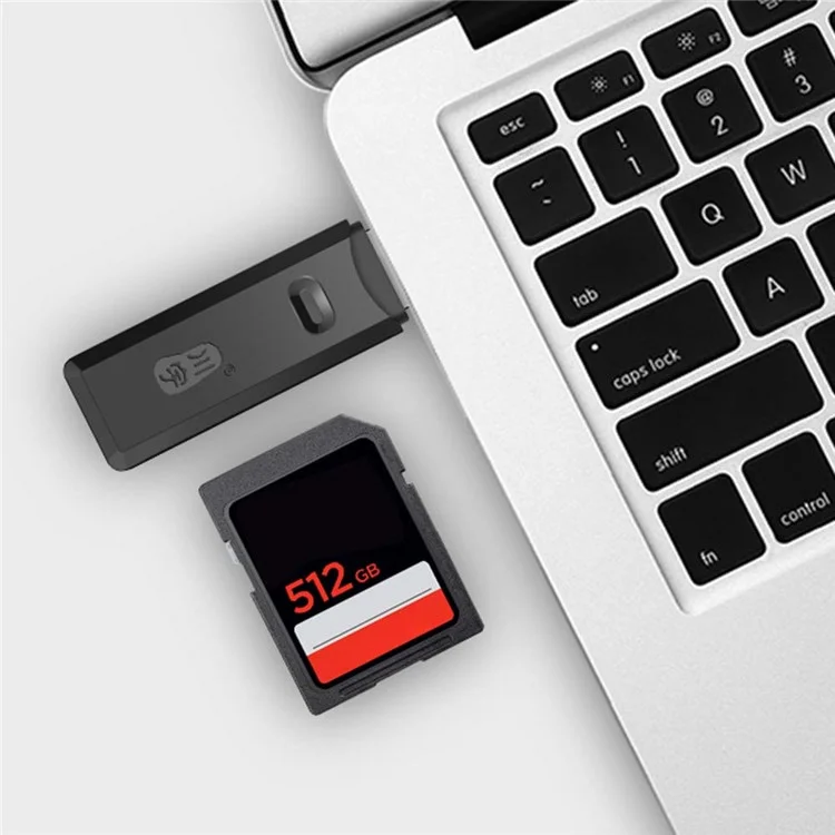 KAWAU C296 MINI USB 2.0 SD TF Memory Card Reader Mini Adapter per SDXC SDHC MicroSDXC MMC II