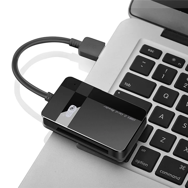 Kawau C368 USB 3.0 5 Gbps Lettore di Schede di Memoria ad Alta Velocità Per SD / cf / tf / MS Card Reader