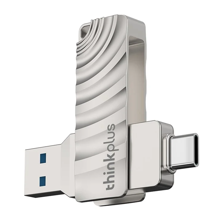 LENOVO THINKPLUS MU232 32GB para iPhone Série 15 USB+Type-C Armazenamento de Dados Bastão Rotativo Design de Alta Velocidade USB 3.2 Flash Drive