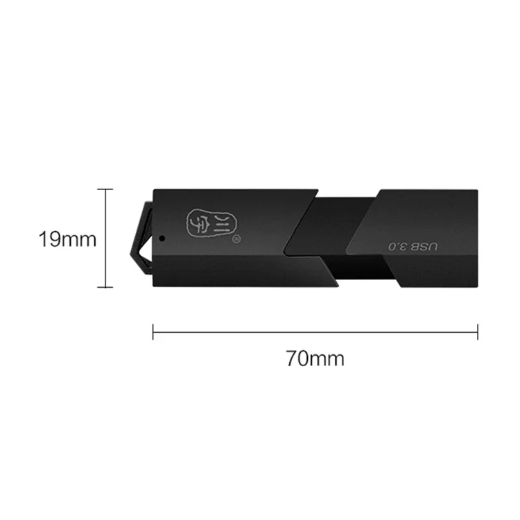 Leitor de Cartão Portátil USB3.0 KAWAU C307 Mini 2-em-1 SD+TF com Cobertura / Letra de Unidade Única
