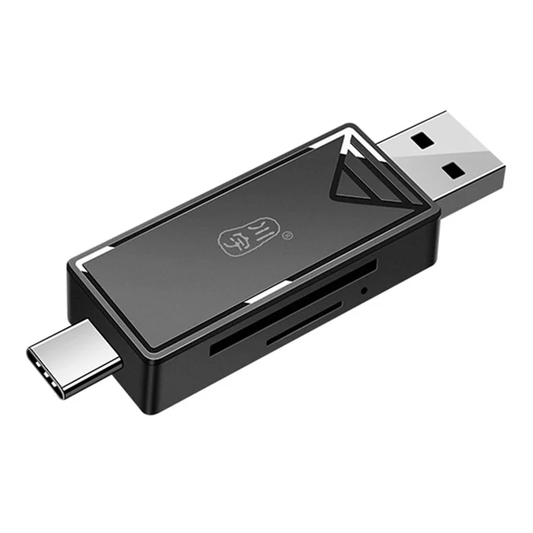 KAWAU C351 USB 3.0 de alta velocidad Tipo C + USB SD / Lector de tarjetas TF Adaptador OTG portátil