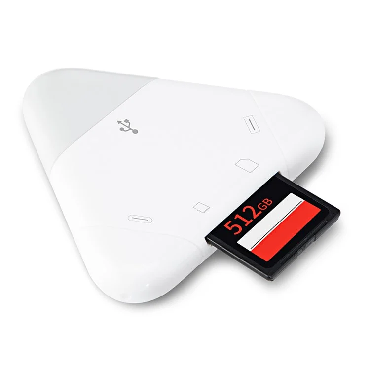 LCOPM Tablet SD / TF OTG Reader Reader Для ip / Тип-c. / USB Компьютер Android Magnetic Card Reader