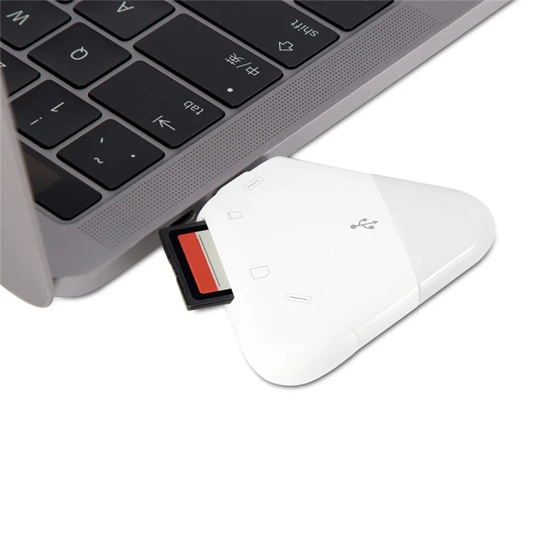 LCOPM Tablet SD / TF OTG Card Reader for iP / Type-C / USB Computer Android Magnetic Card Reader