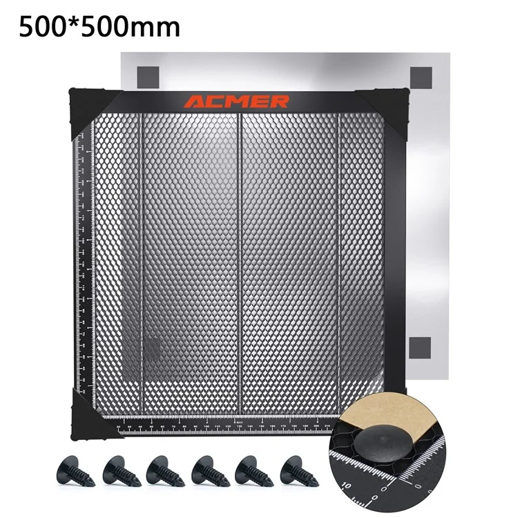 ACMER E10 500x500mm Honeycomb Working Table Aluminum Frame Laser Bed Working Panel