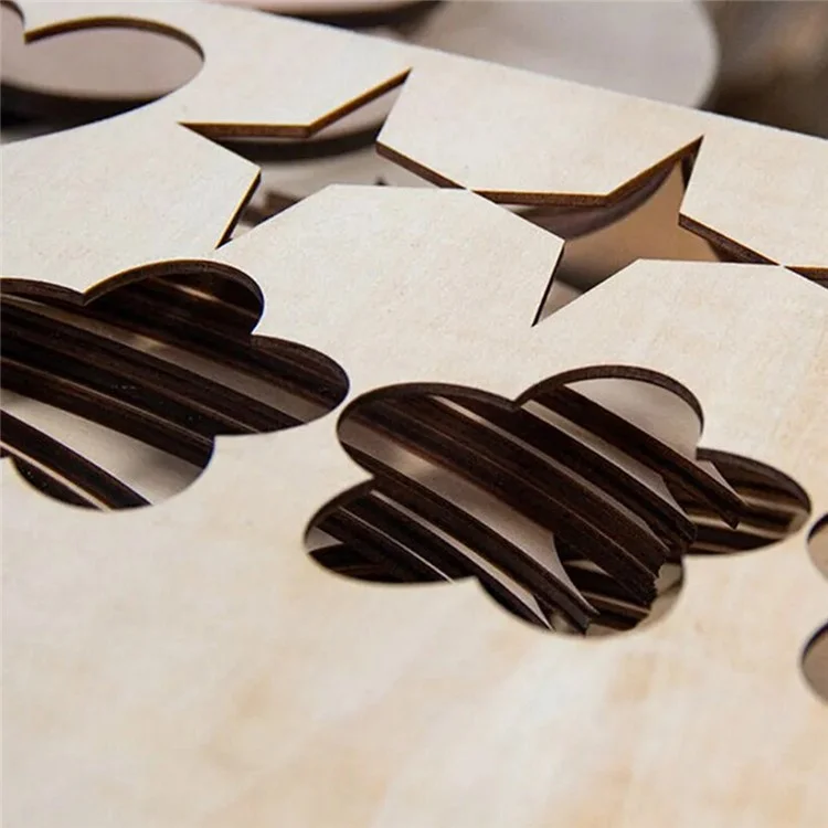 Planches de découpe laser en bois ACMER 220x220x5mm, feuilles de contreplaqué, feuilles en bois de tilleul pour artisanat